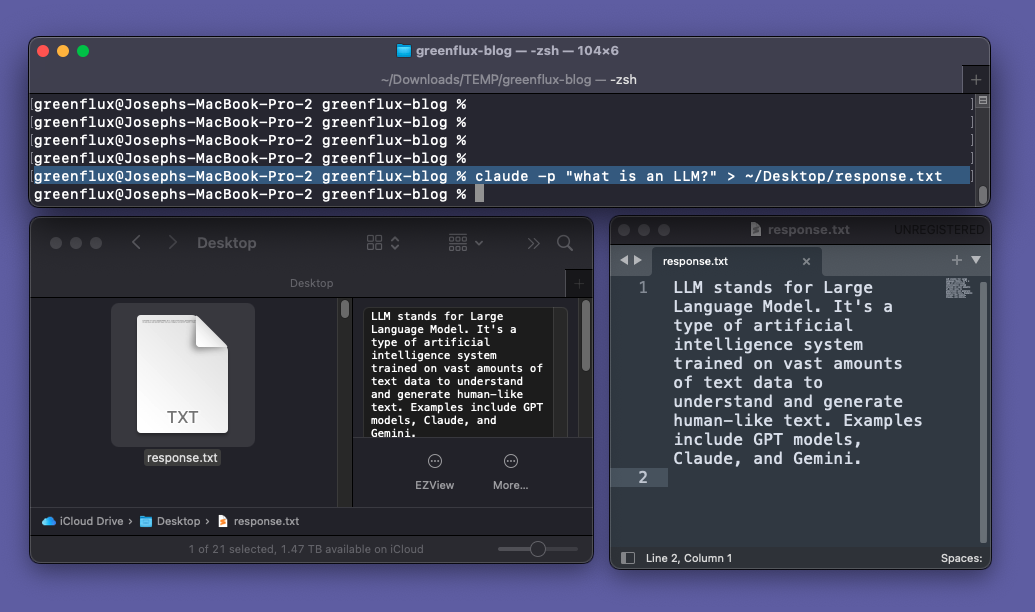 Running prompts from the terminal (non-interactive mode/headless)
